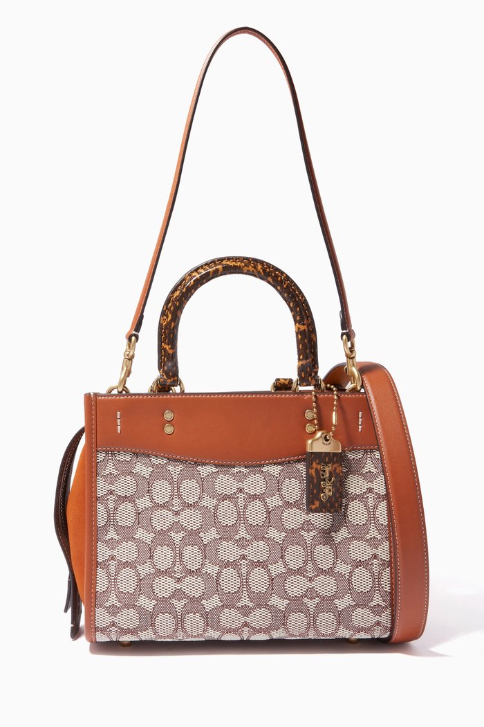 

Rogue 25 Bag in Signature Textile Jacquard, Brown