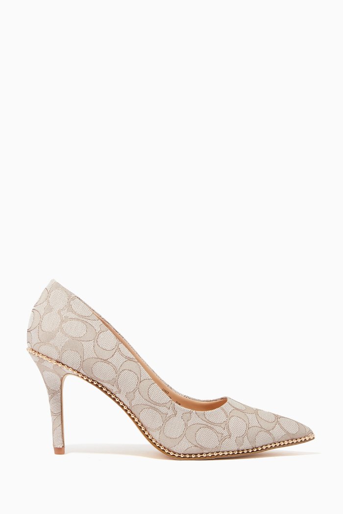 

Waverly Pumps in Signature Jacquard, Grey
