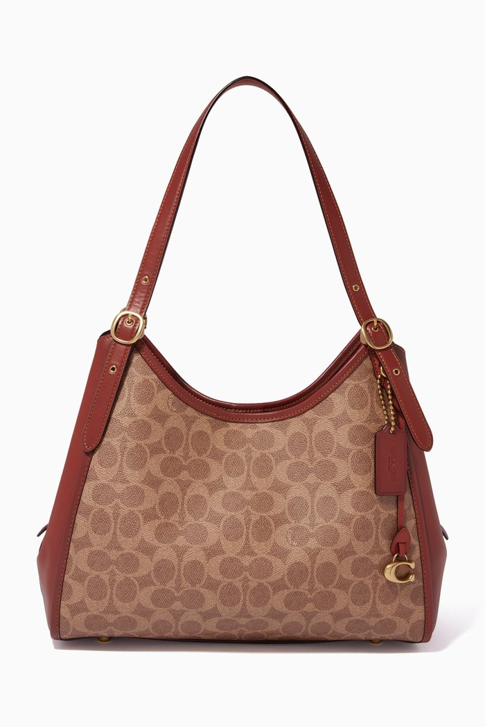 

Lori Shoulder Bag in Signature Canvas, Brown