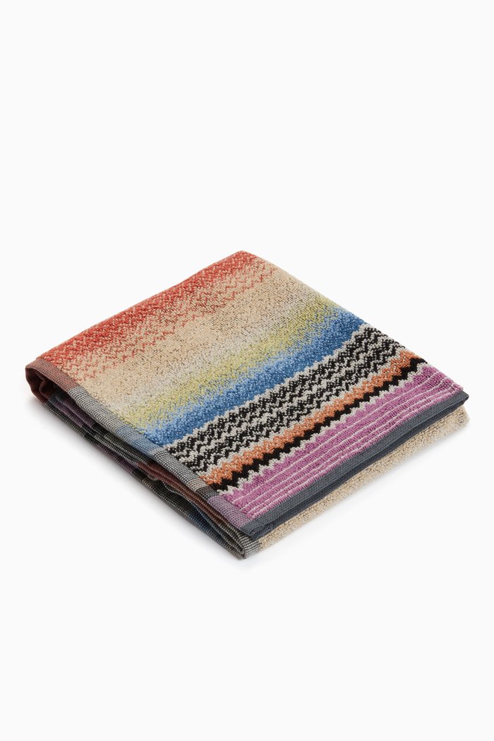 

Archie Hand Towel in Cotton Terry, Multicolour