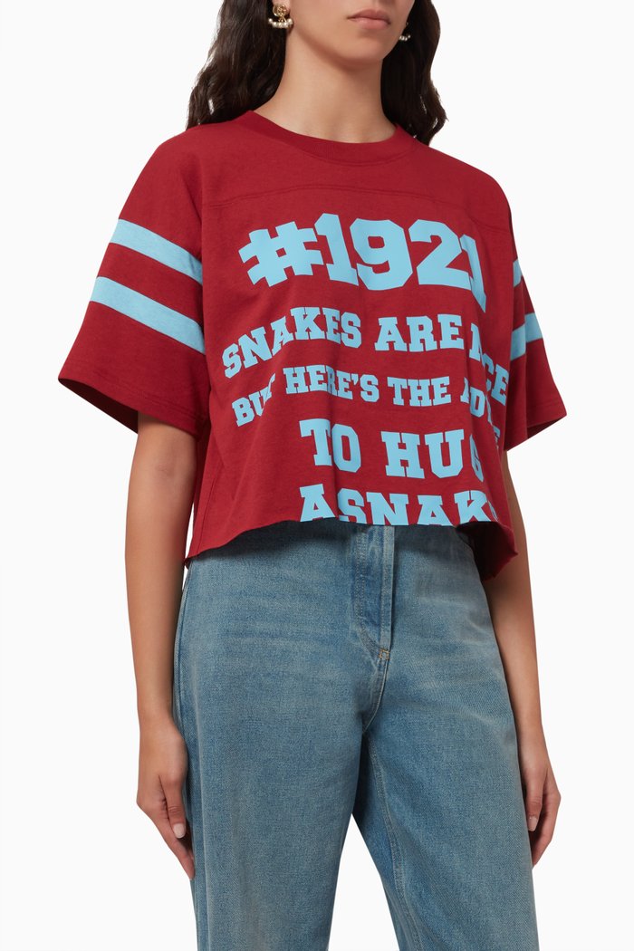 

'1921 Gucci l'aveugle Par Amour' T-shirt, Red
