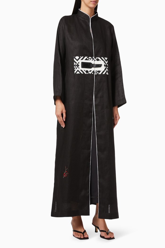 

Art Abaya in Cotton, Black