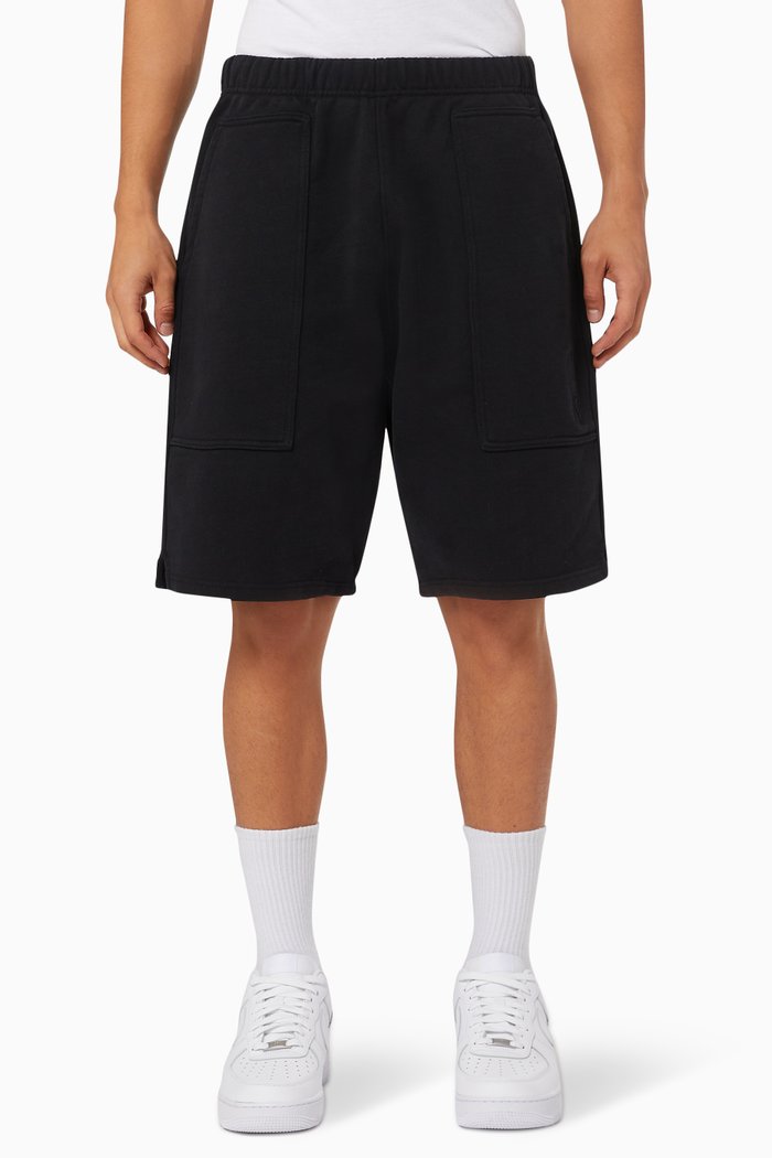 

Ami De Coeur Track Shorts in Cotton, Black