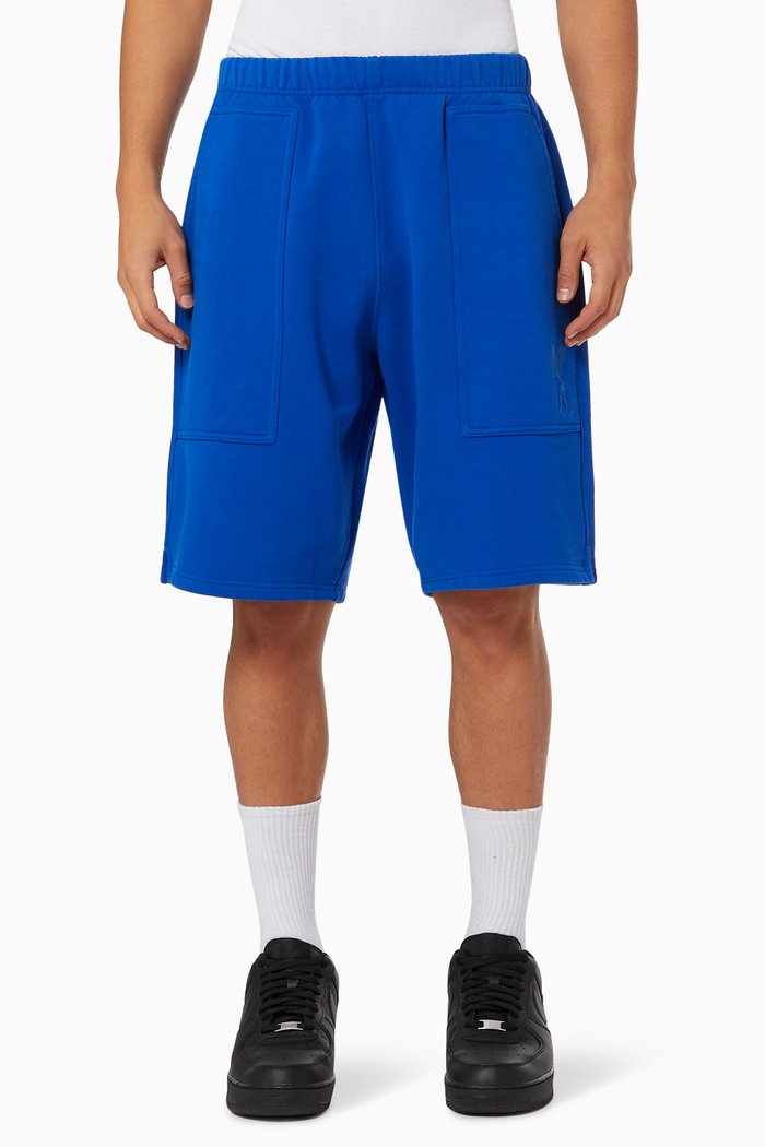 

Ami De Coeur Track Shorts in Cotton, Blue