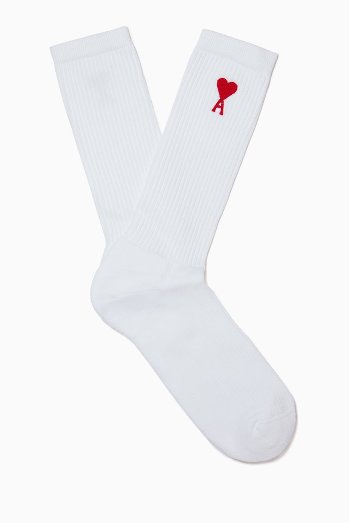 

Ami de Coeur Socks in Organic Cotton, White