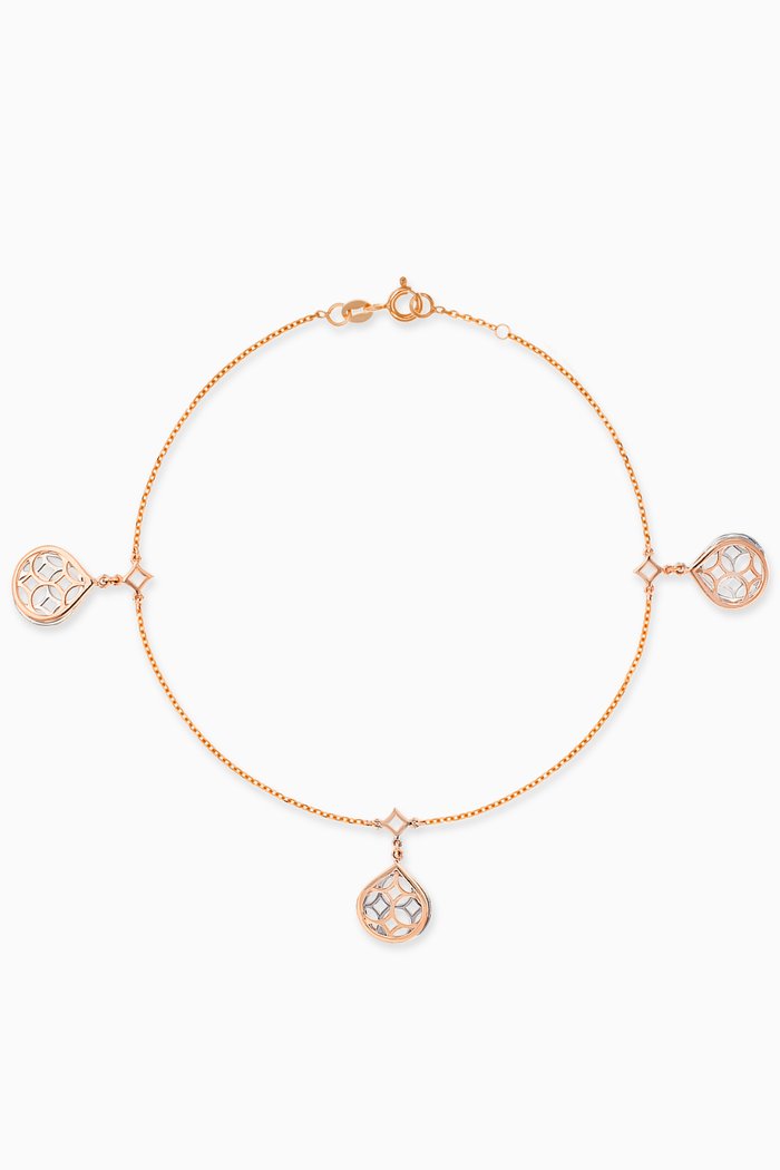 

Al Qasr Bracelet in 18kt Gold, Rose gold