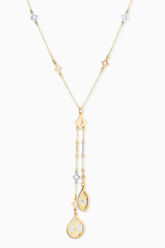 

Al Qasr Necklace in 18kt Yellow & White Gold