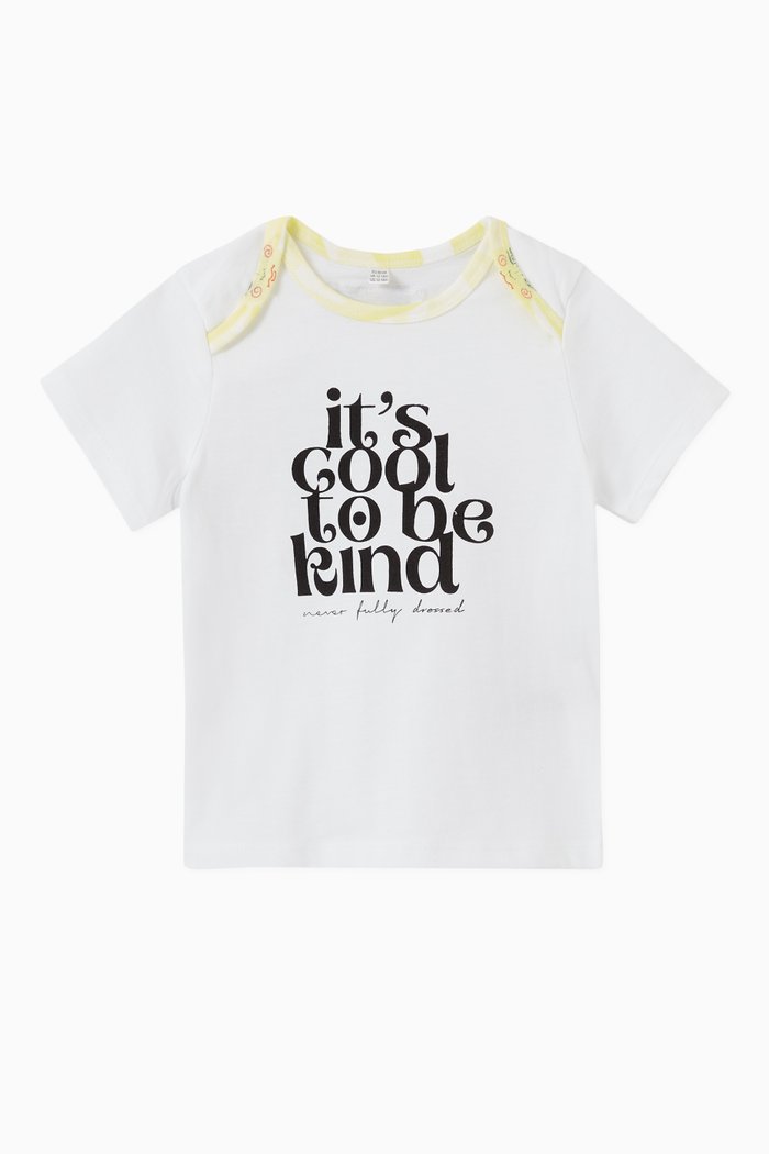 

Sunshine Envelope T-Shirt in Cotton, White