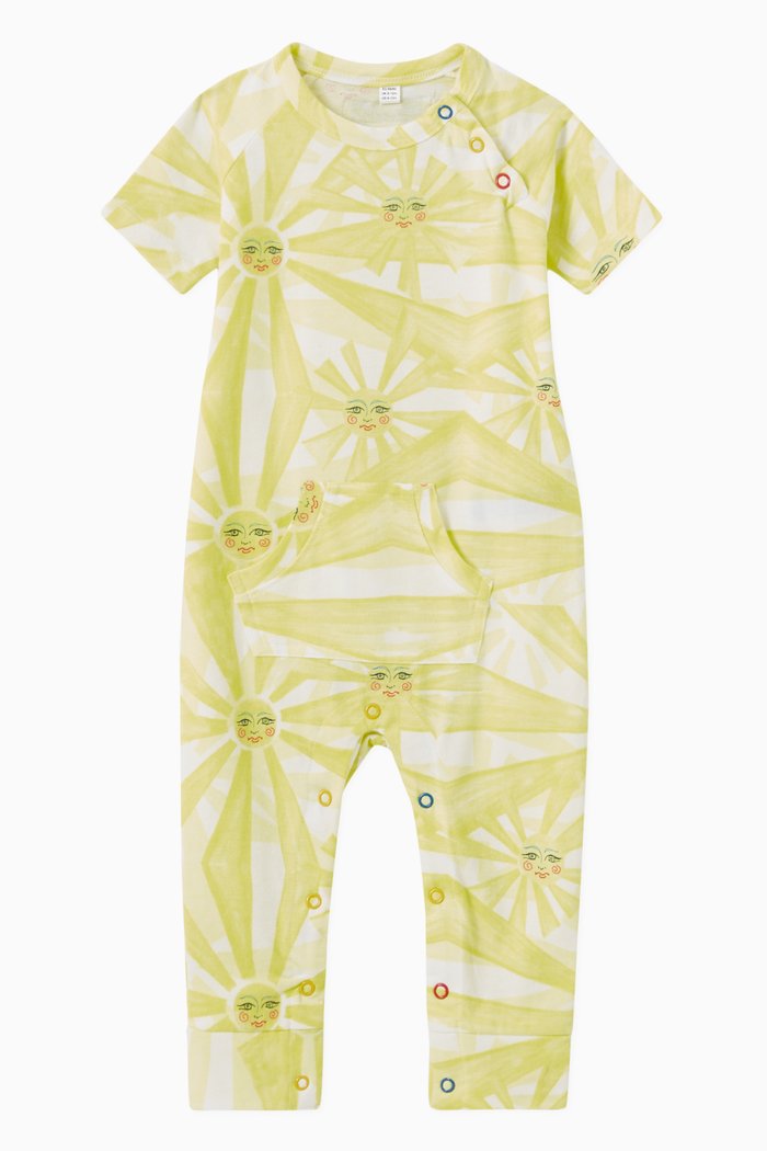 

Sunshine Bodysuit in Organic Cotton Jersey, Yellow