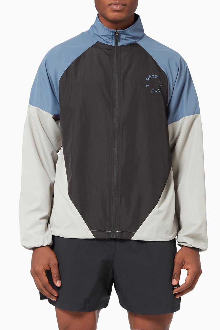 

Running Colour-block Jacket, Black
