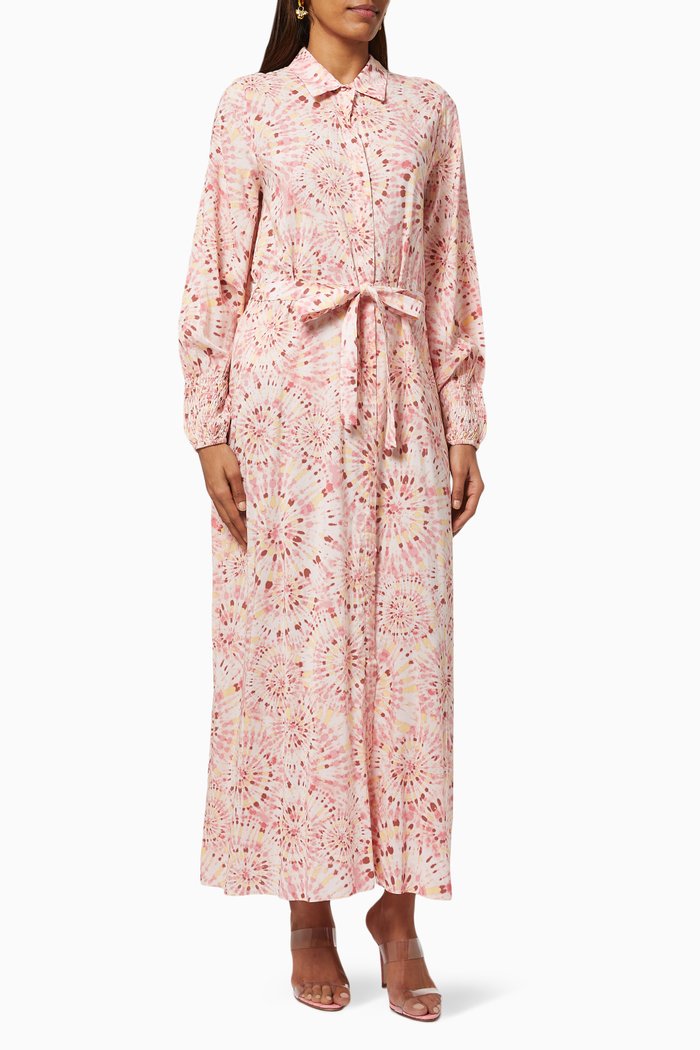 

Bettina Dress in Cotton, Pink