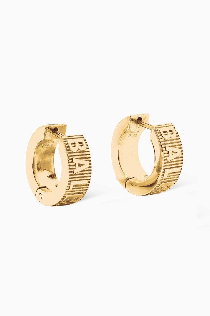 

Force Striped Earrings in Sterling Silver, Gold