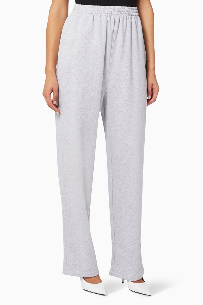 BB Corp Jogging Pants in Curly Fleece, Grey