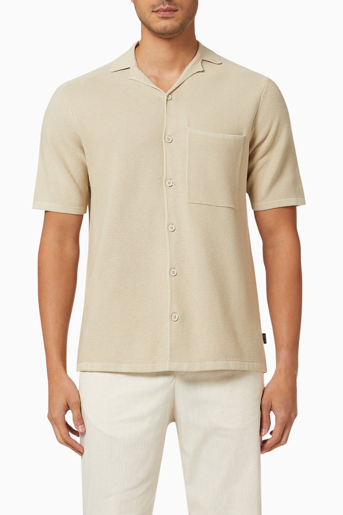 

Walder Life Shirt in Cotton, Neutral
