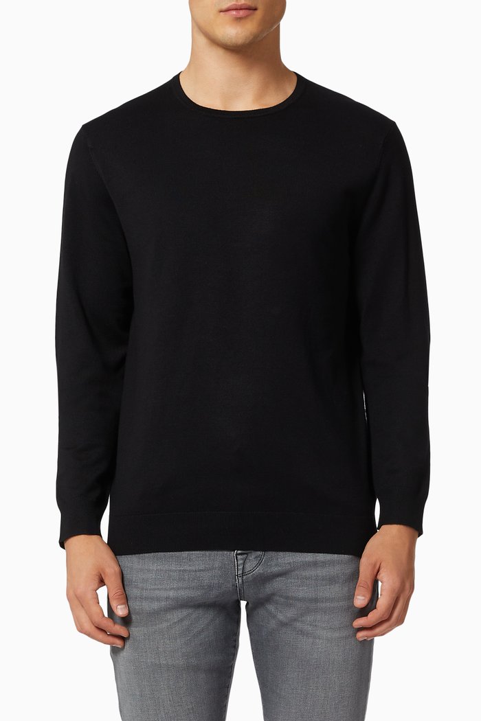 Wyler Knit Sweater, Black