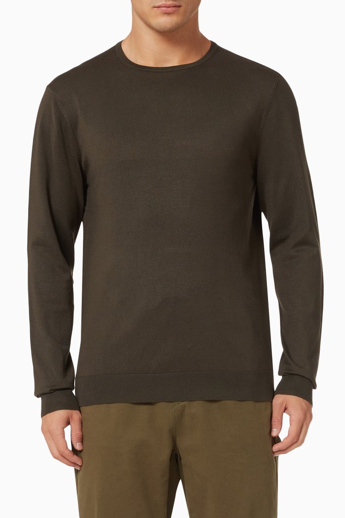 

Wyler Sweater in Viscose-blend Knit, Grey