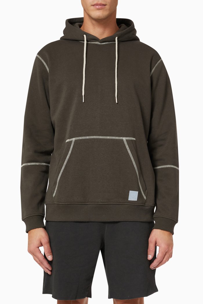 

Onsfletcher Hoodie in Organic Cotton, Grey