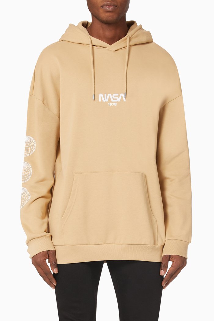 

Nasa Life Hoodie in Organic Cotton, Neutral