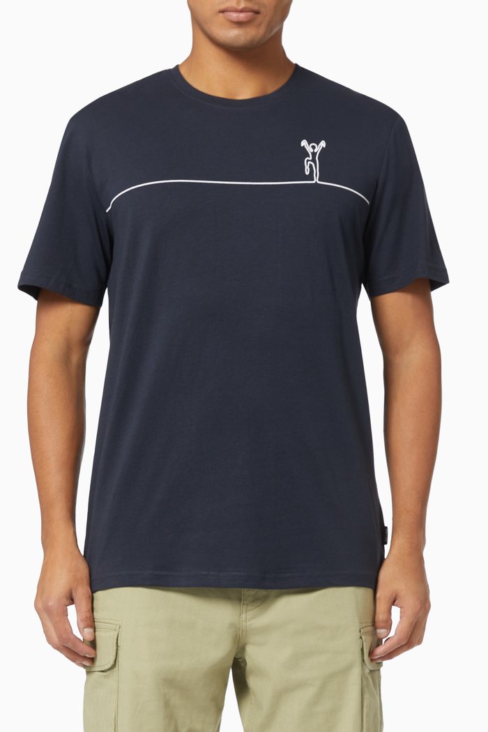 

Vito Life T-shirt in Organic Cotton, Blue