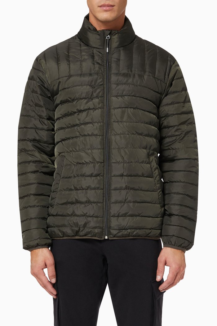 

Onspaul Jacket in Quilted Nylon, Grey