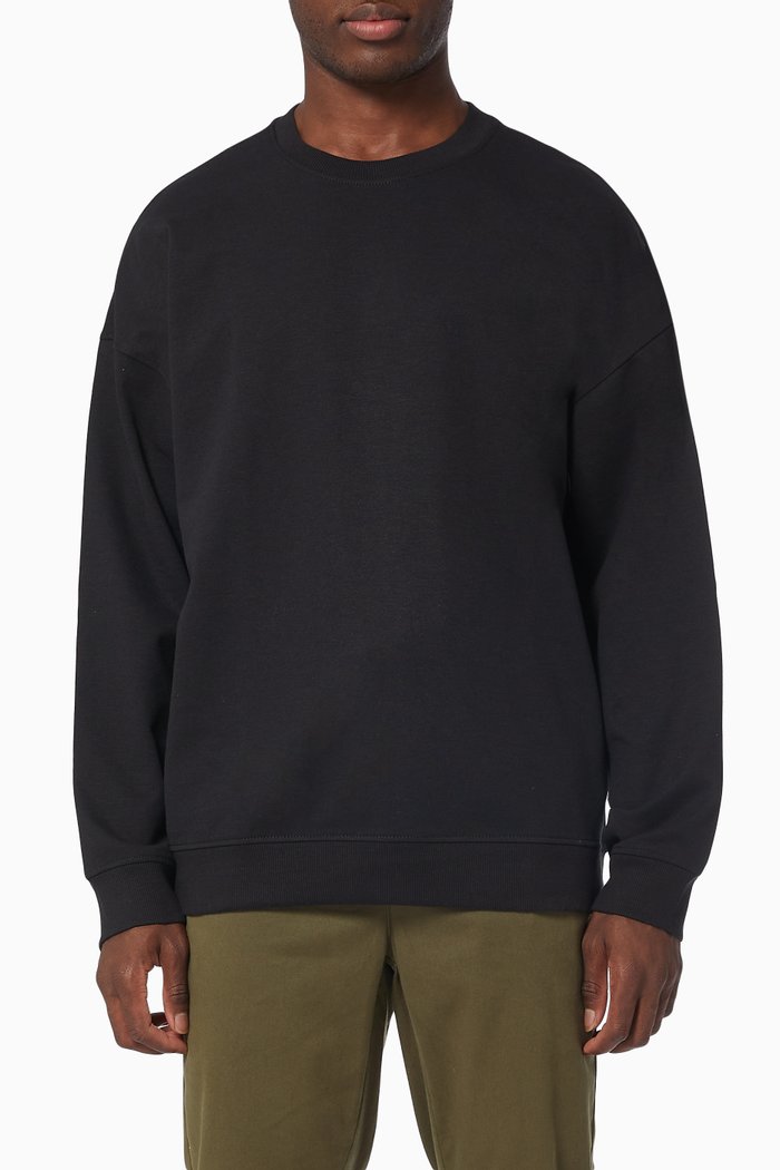 

Filip Life Sweatshirt in Organic Cotton, Black