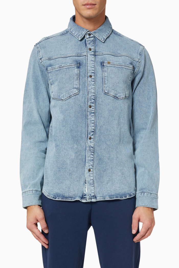 

Onlucas Life Shirt in Denim, Blue
