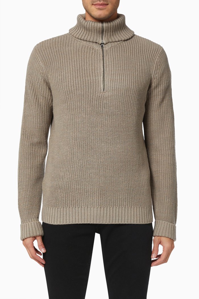 

Onsbevin Life Sweater in Rib-knit, Grey