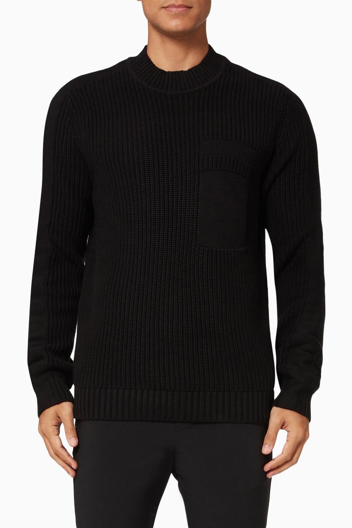 

Onsblaze Structured Pullover in Rib Knit, Black