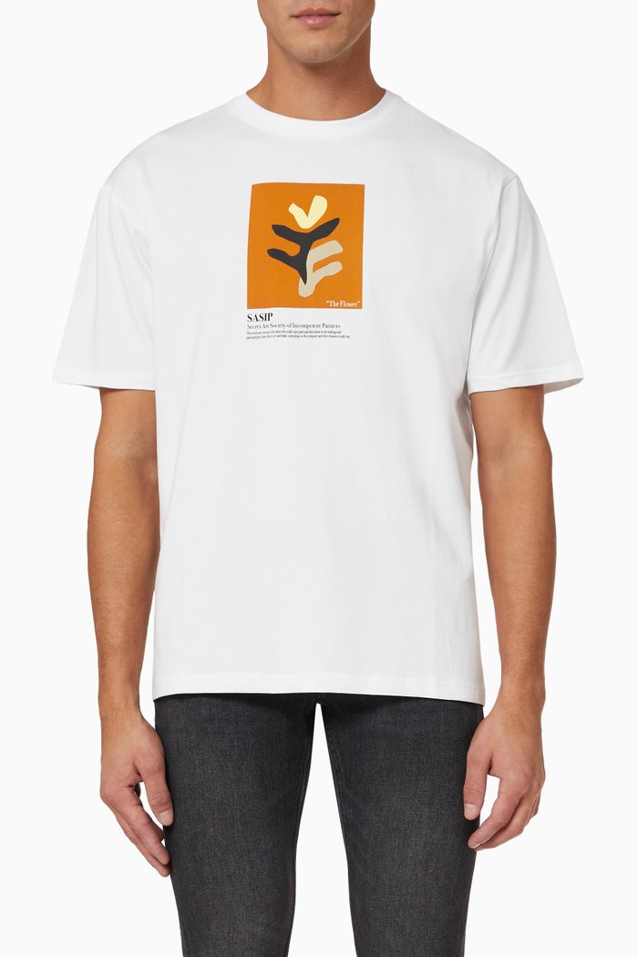

Onsdylan T-shirt in Cotton Jersey, White