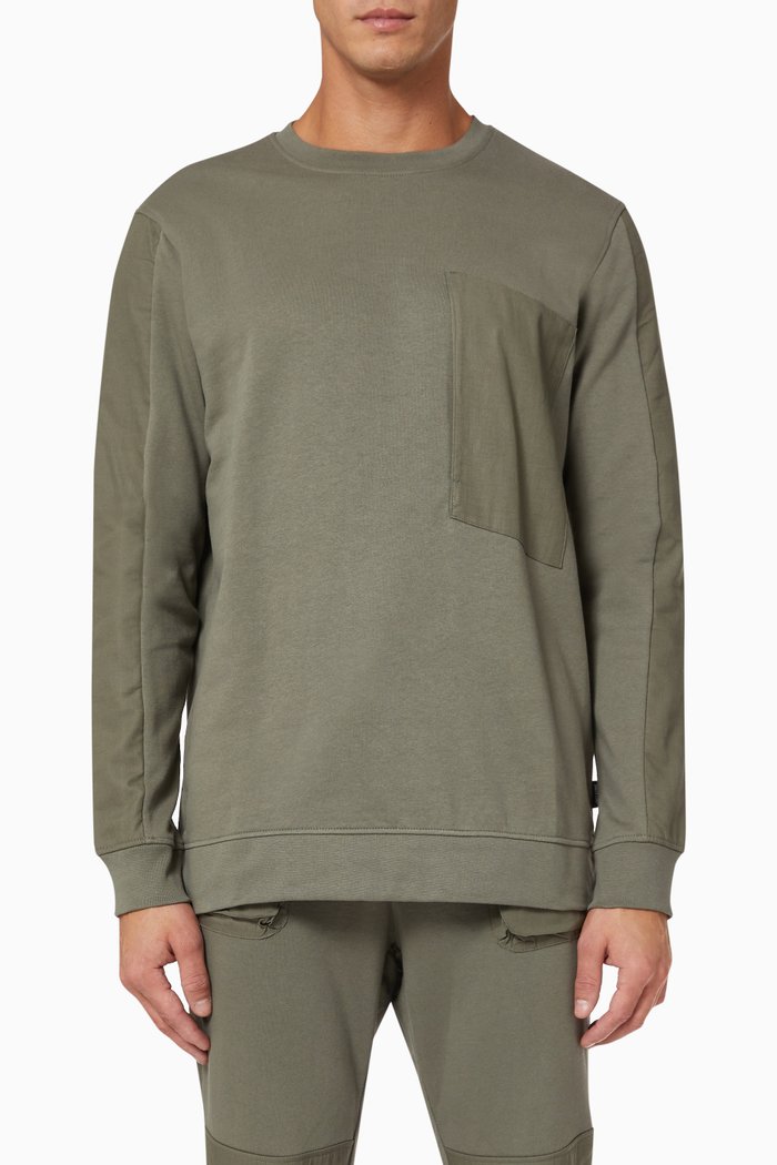 

Onsronald Life Sweatshirt in Cotton Fleece, Grey