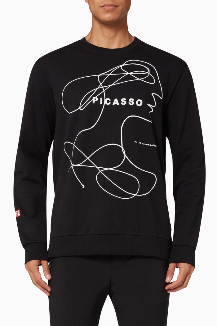 

Onspicasso Life Sweatshirt in Cotton, Black