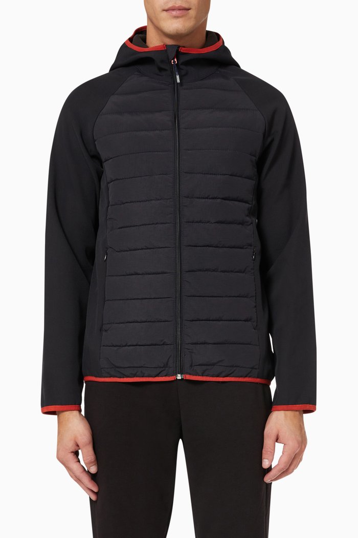 

Softshell Jacket in Quilted Nylon, Blue