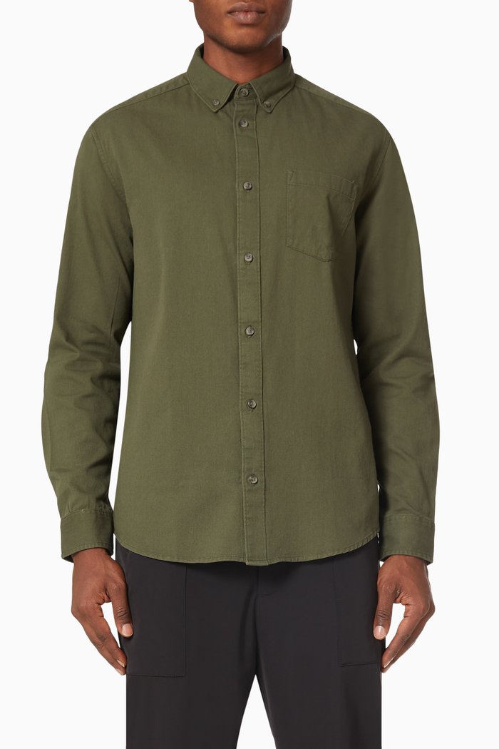 

Bryce Life Shirt in Organic Cotton, Green