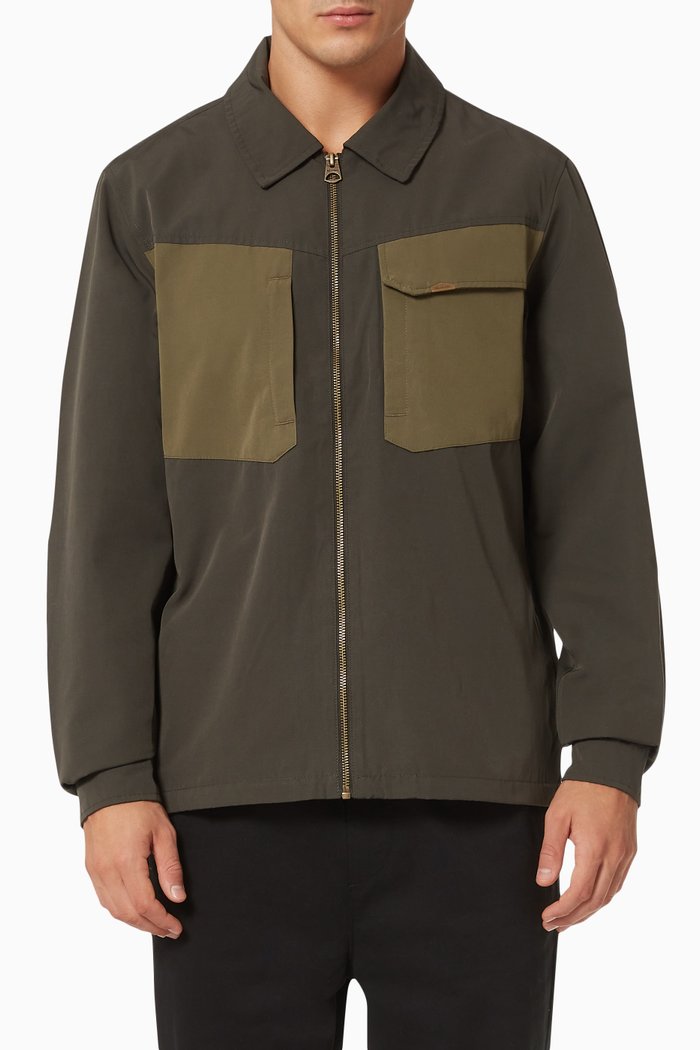 

Onsjayden Jacket in Cotton, Grey