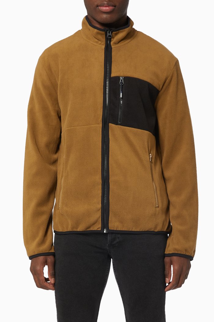 

Davis Life Jacket in Fleece, Brown