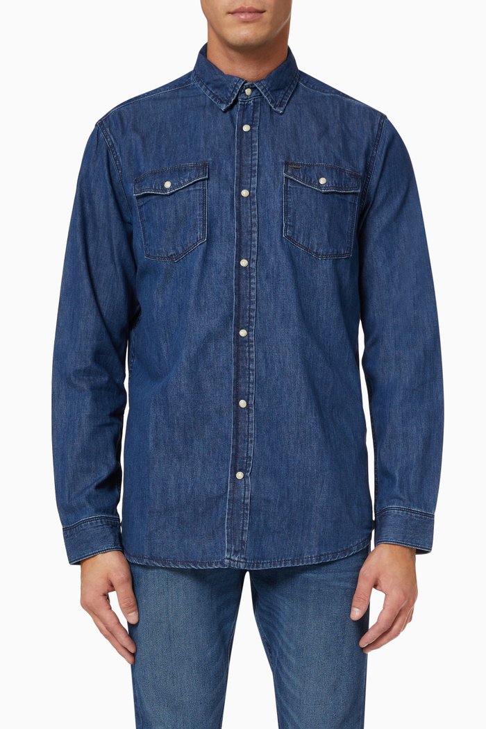 

Onsmatter Life Shirt in Denim, Blue
