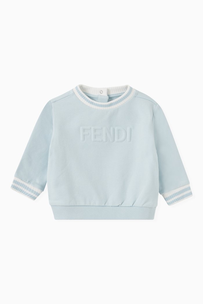 

Logo Sweatshirt in Stretch Cotton, Blue