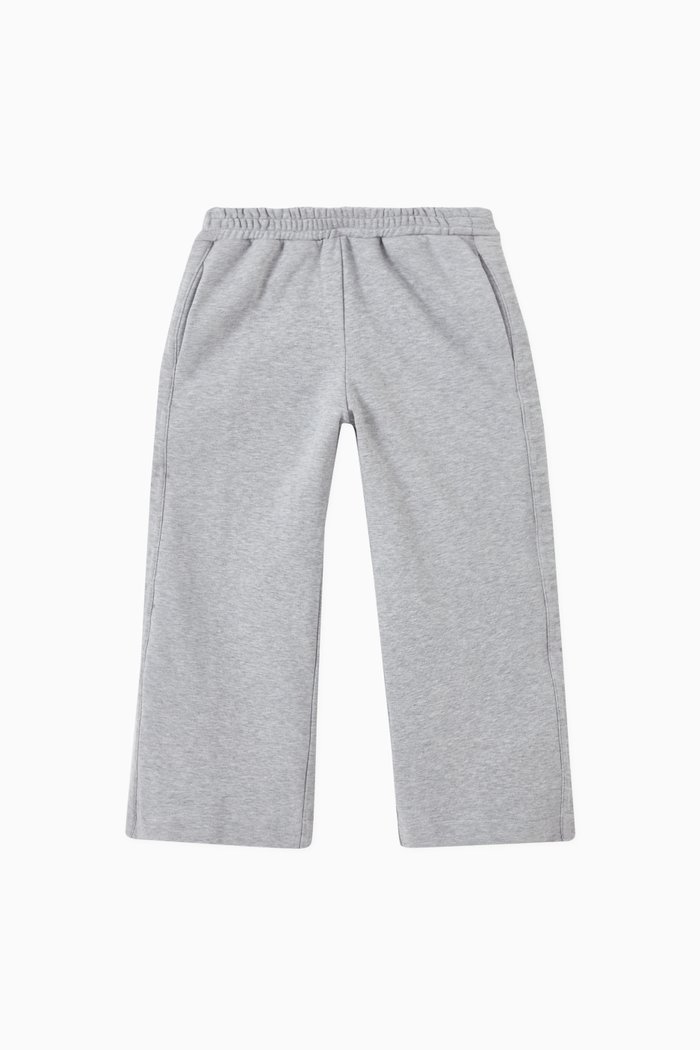 

Buttoned Sides Sweatpants in Cotton, Grey