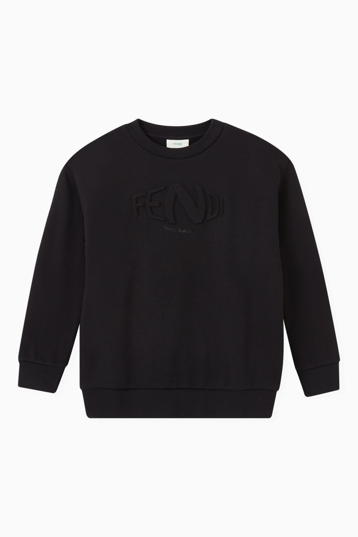 

Logo Sweatshirt in Cotton, Black