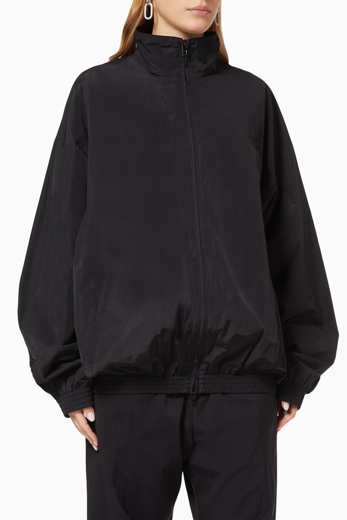

Free Tracksuit Jacket in Nylon Faille, Black