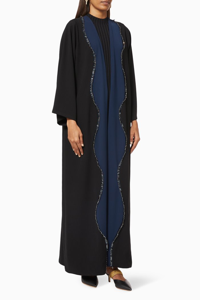 

Ellen Abaya with Crystal Trim, Black