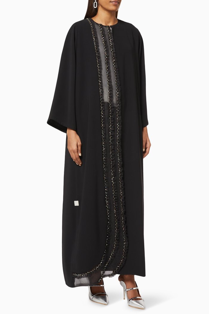 

Davina Abaya with Crystal Fringe, Black