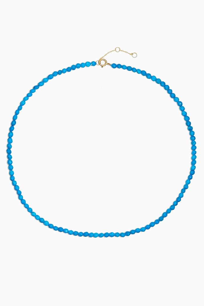 

Turquoise Beads Choker in 18kt Yellow Gold