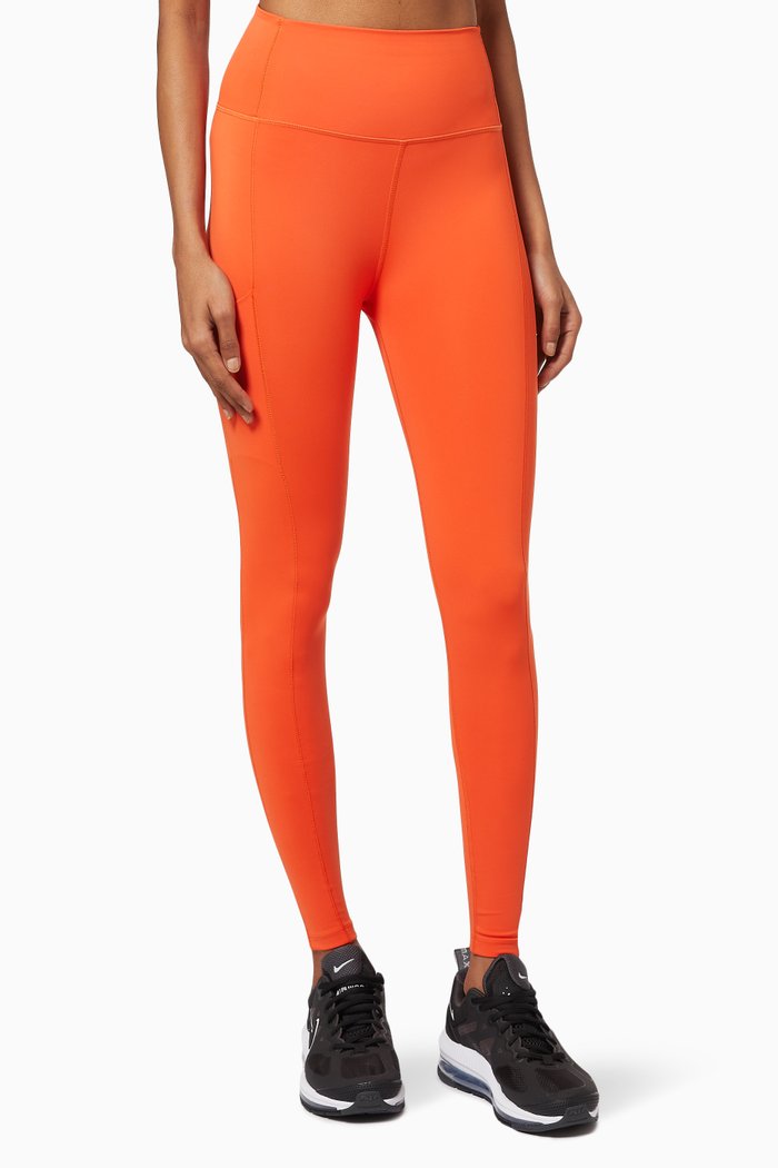 Tread Techflex Leggings, 7/8, Orange