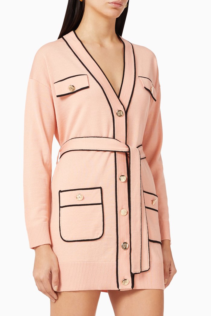 

Cardigan Dress in Wool Blend, Multicolour
