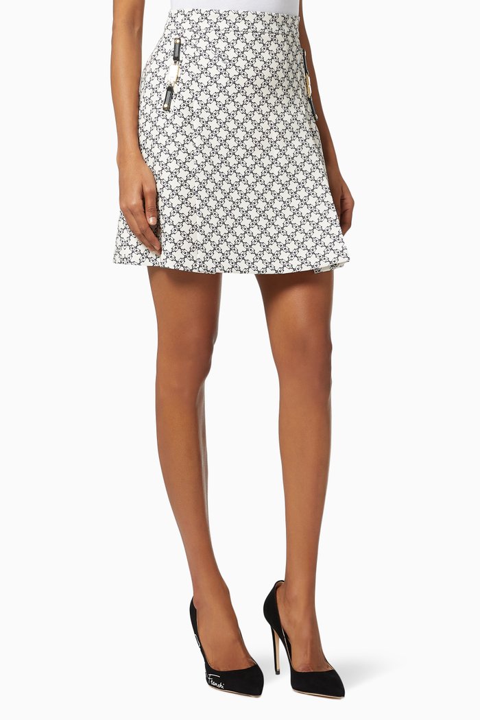 

Mini Skirt in Micro Padlock, Multicolour