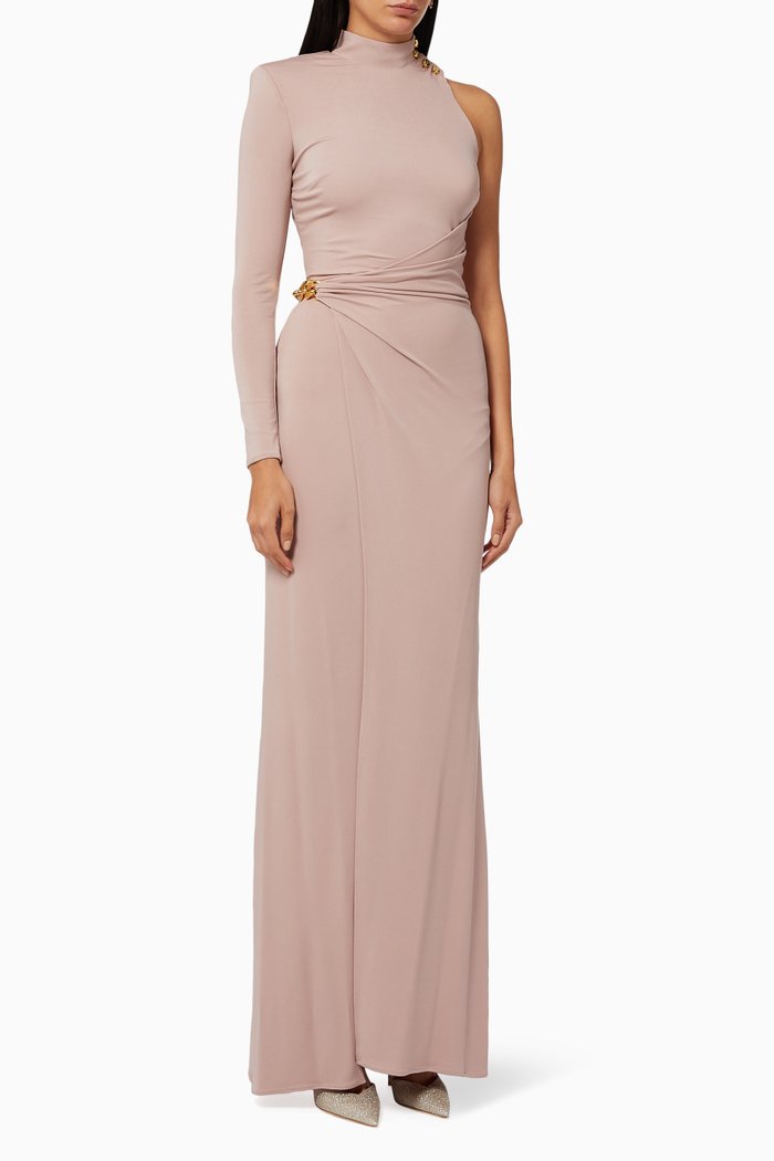 

Maxi Dress in Viscose Jersey, Pink