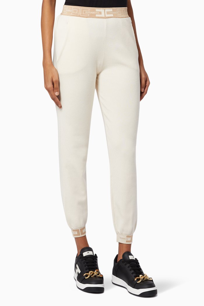 

Sweatpants in Viscose Knit, White