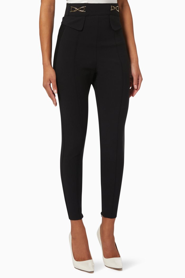 

Skinny Pants in Bi-elastic Fabric, Black