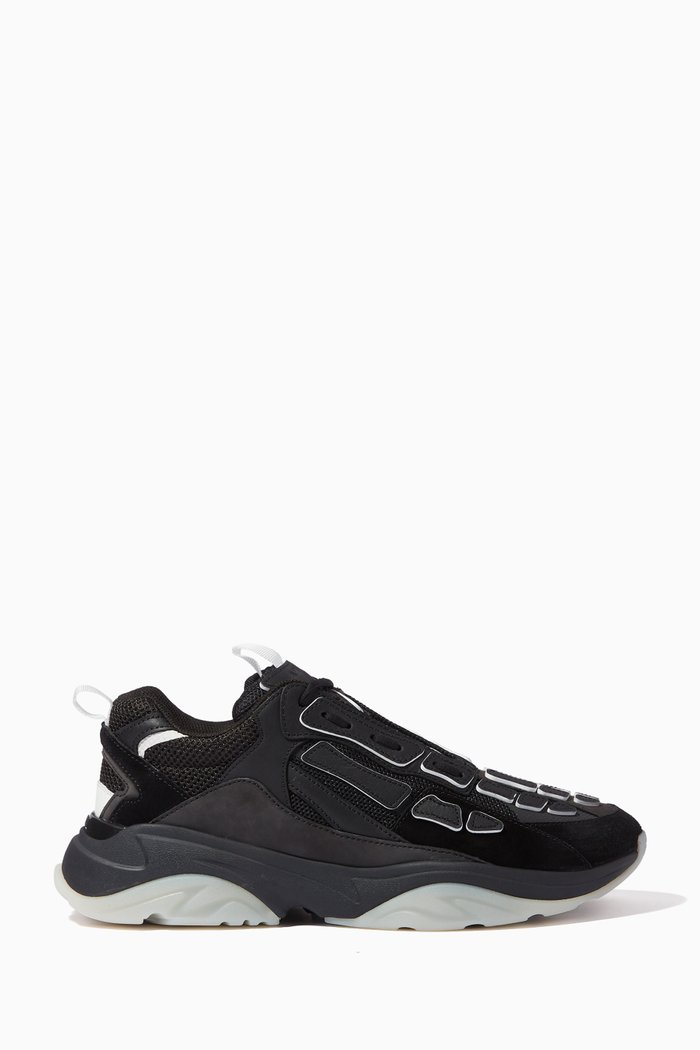 

Bone Runner Sports Sneakers in Suede, Black